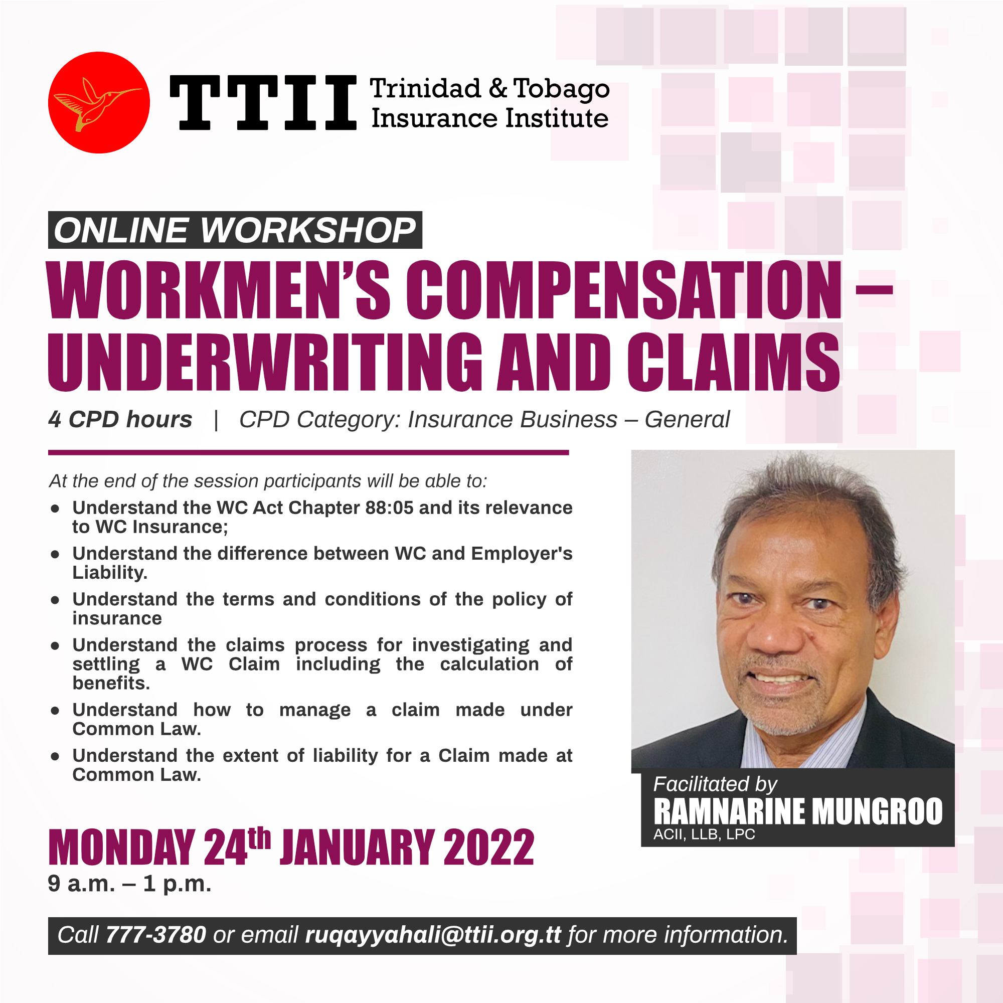 Workmen’s Compensation – Underwriting and Claims