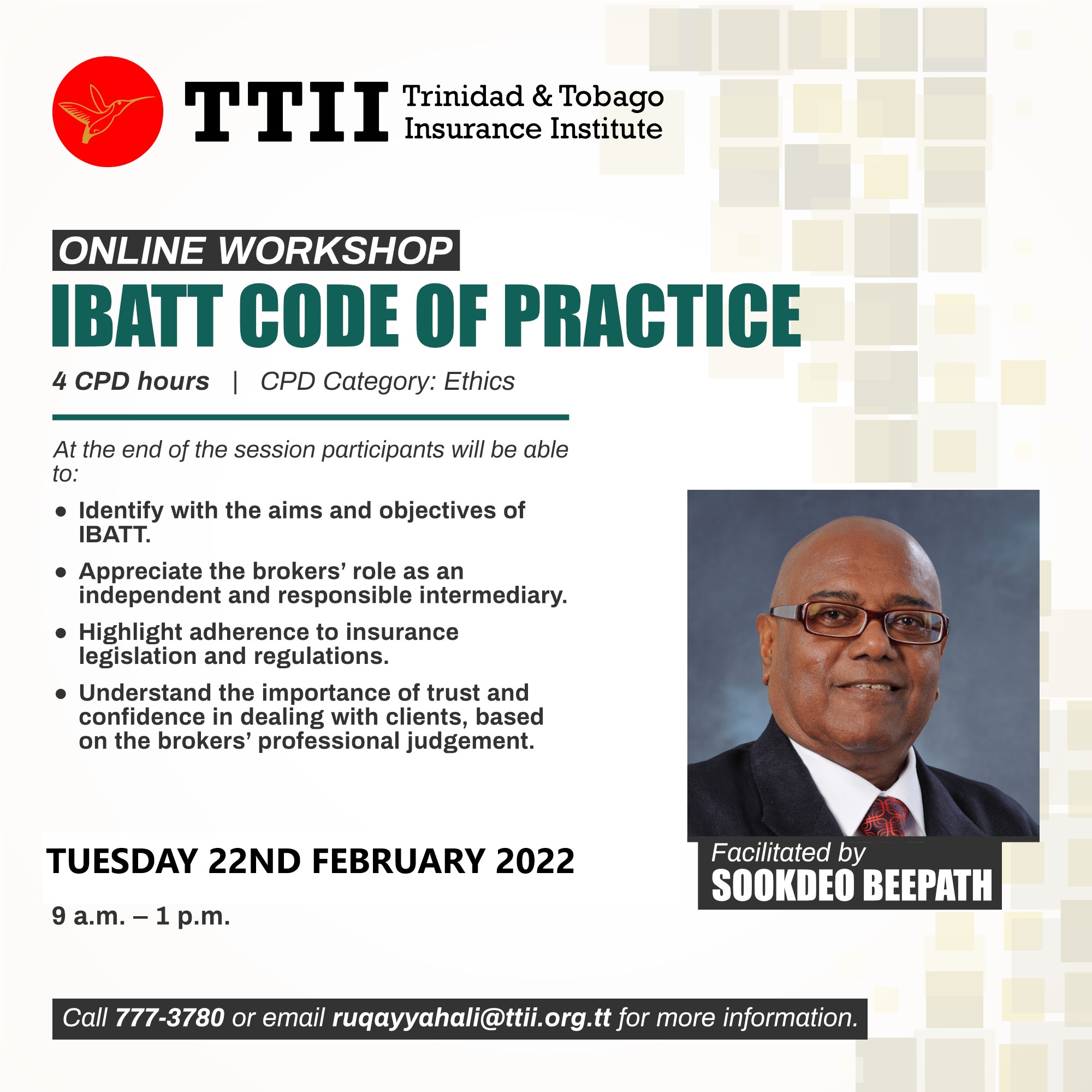 IBATT Code of Practice