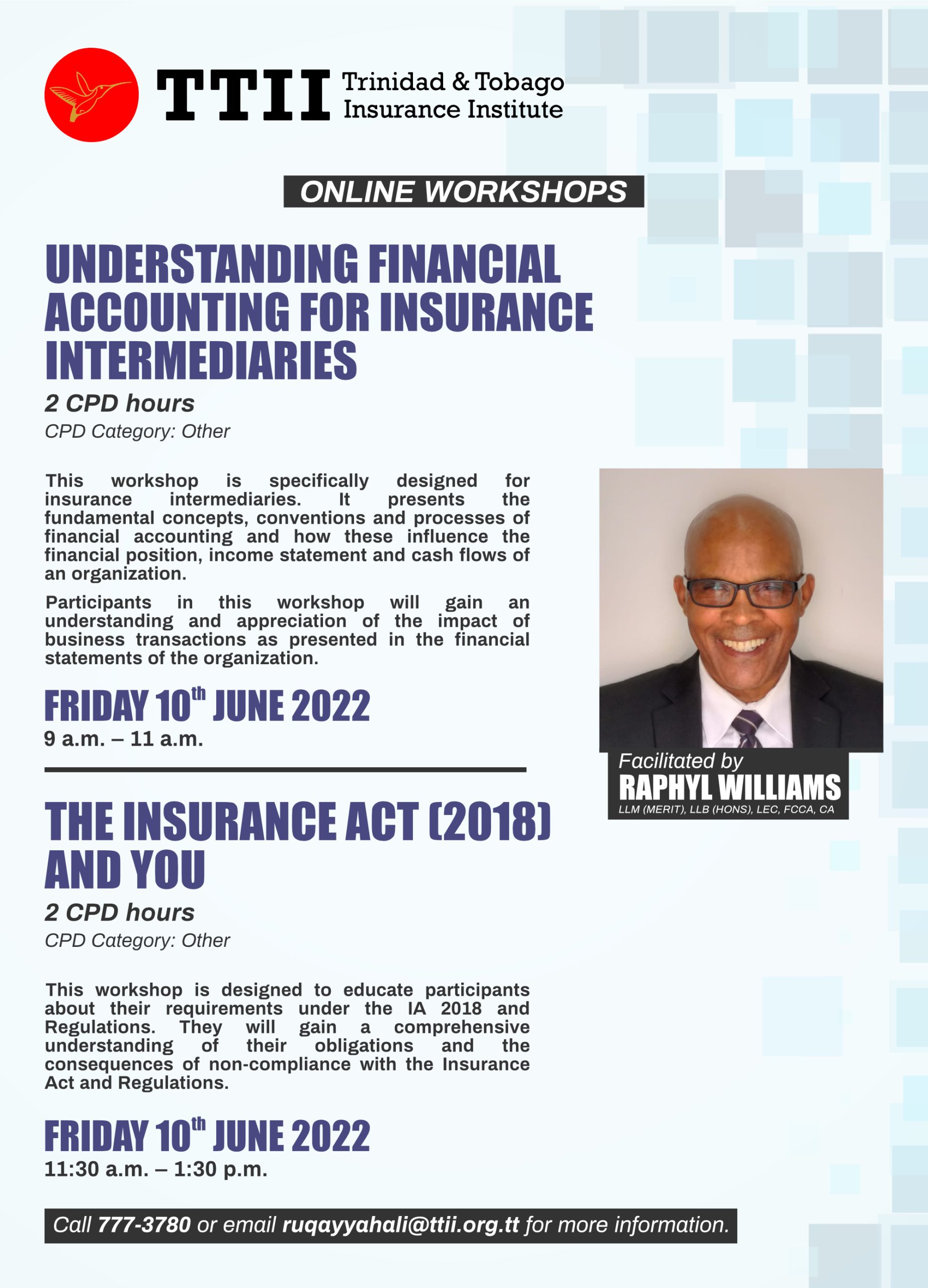Understanding Financial Accounting for Insurance Intermediaries and The Insurance Act 2018 & You