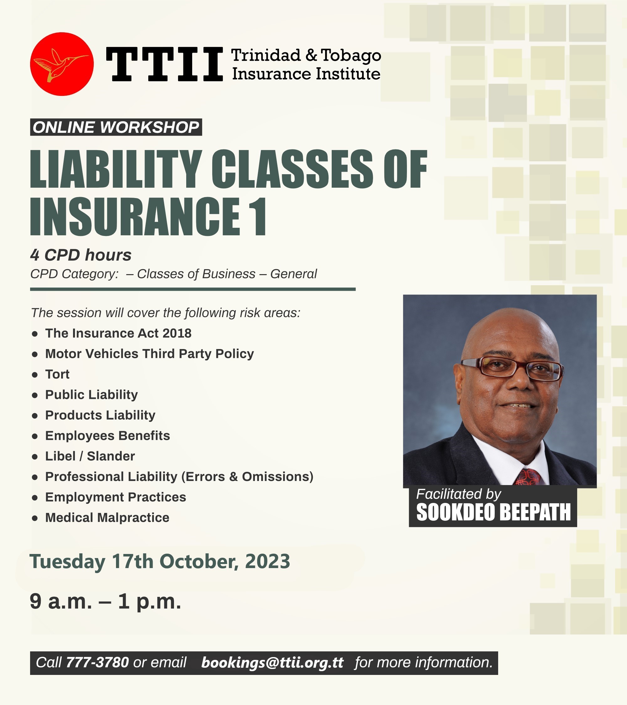 Liability Classes of Insurance I