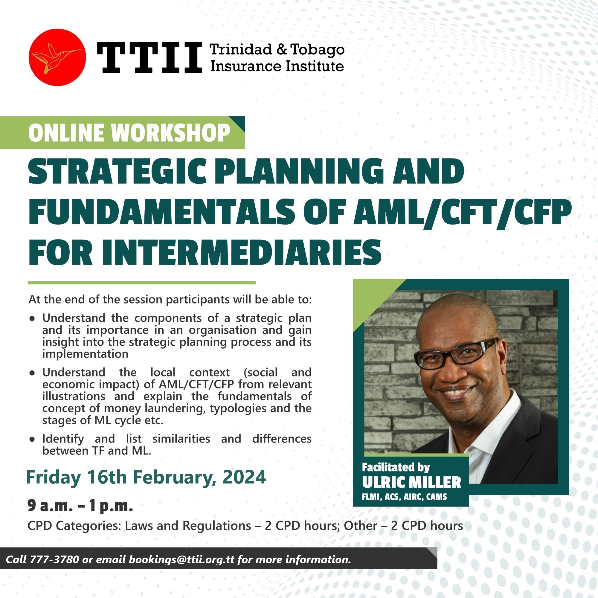 Strategic Planning and Fundamentals of AML/CFT/CFP for Intermediaries