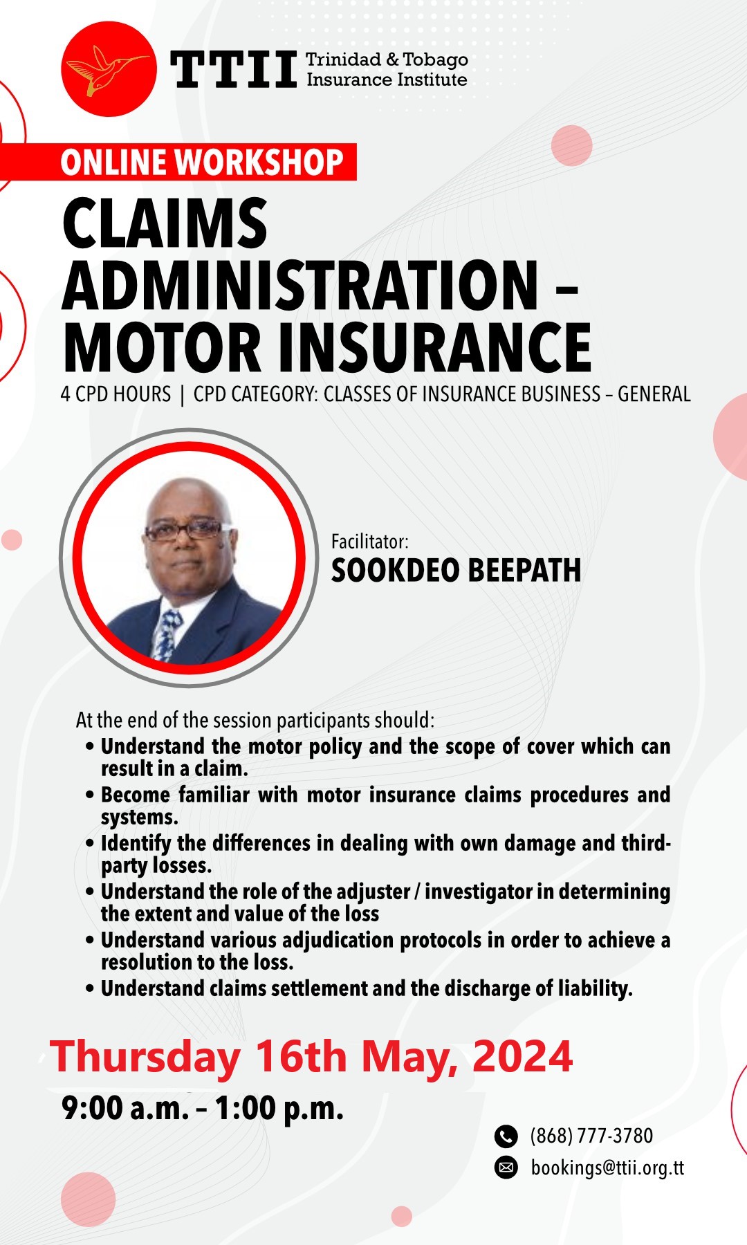 Claims Administration – Motor Insurance