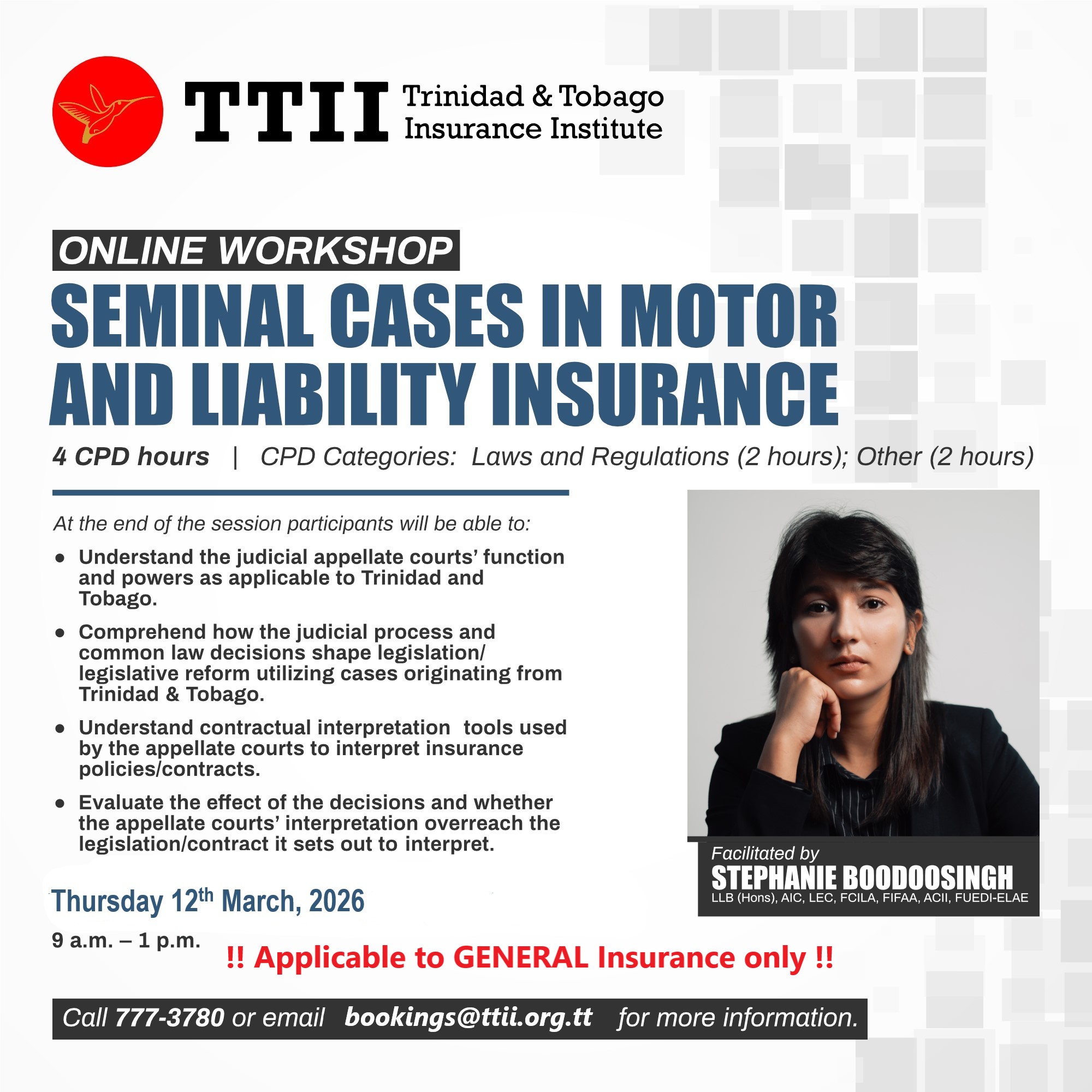 Seminal Cases in Motor & Liability Insurance
