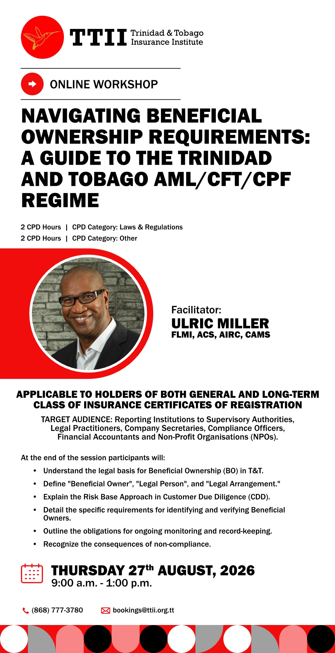 Safeguarding the Insurance Industry: AML/CFT/CPF Regime in Trinidad and  Tobago 1