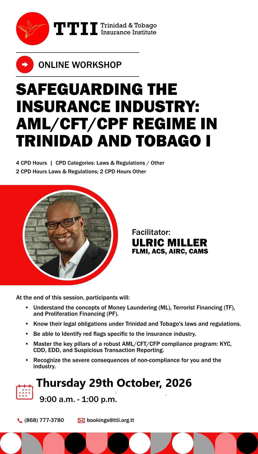 Safeguarding the Insurance Industry: AML/CFT/CPF Regime in Trinidad and Tobago 1